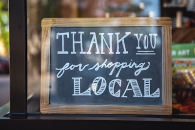 Thankyou for shopping local