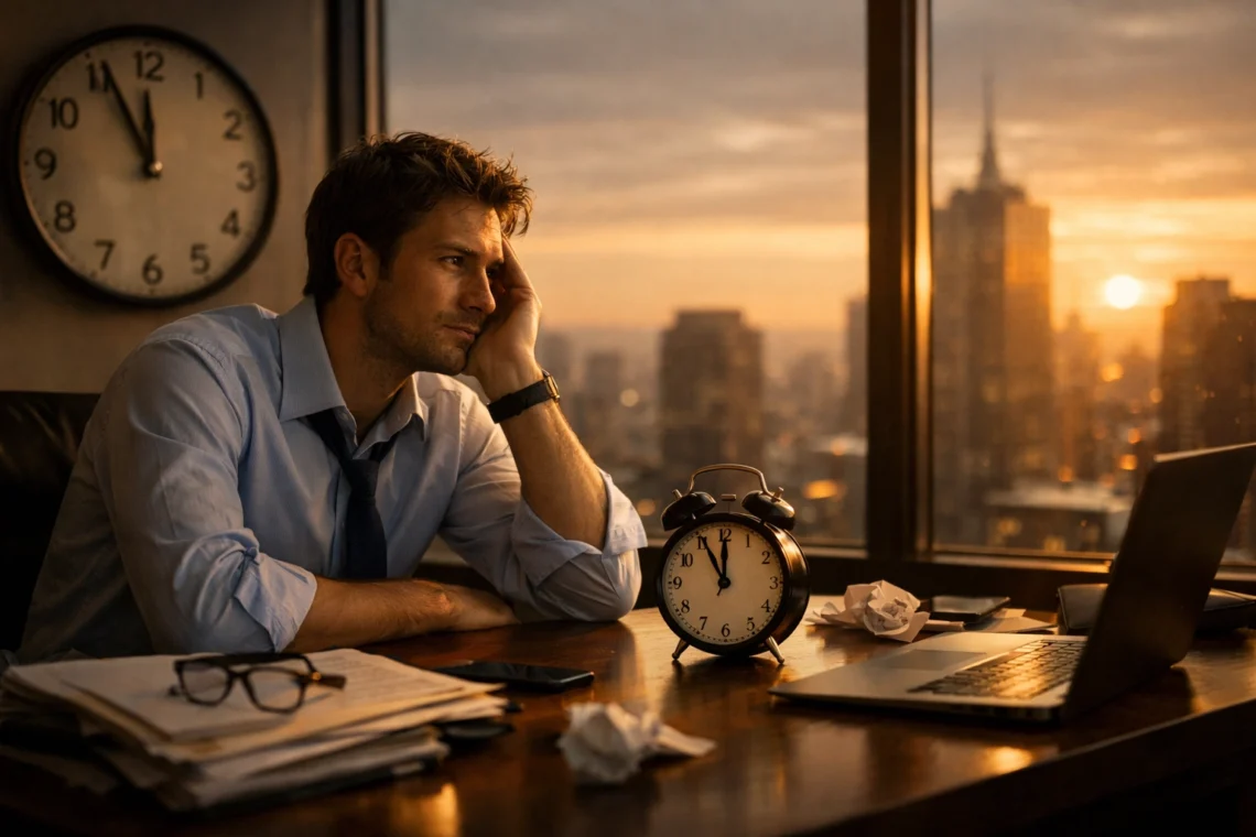 Stressed Business Man